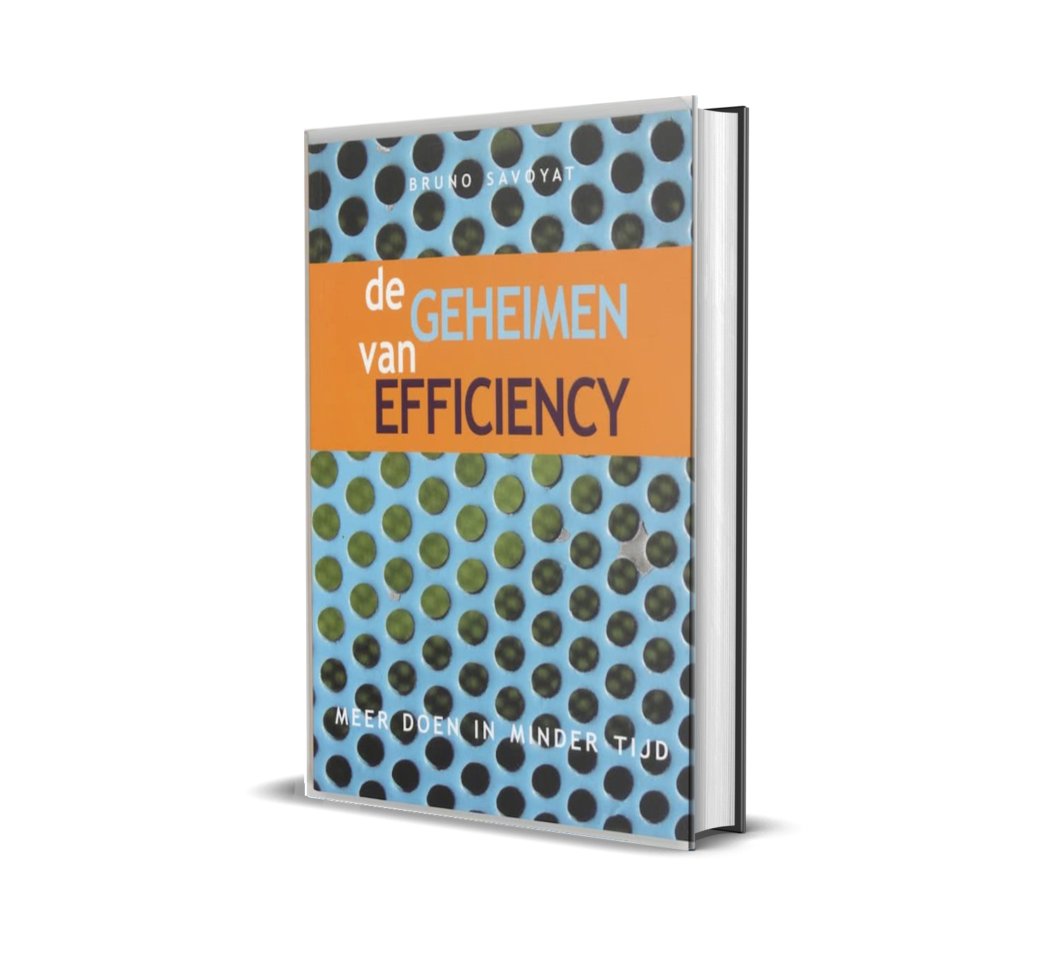 Boek "De geheimen van efficiency" door Bruno Savoyat, expert in timemanagement en persoonlijke effectiviteit.